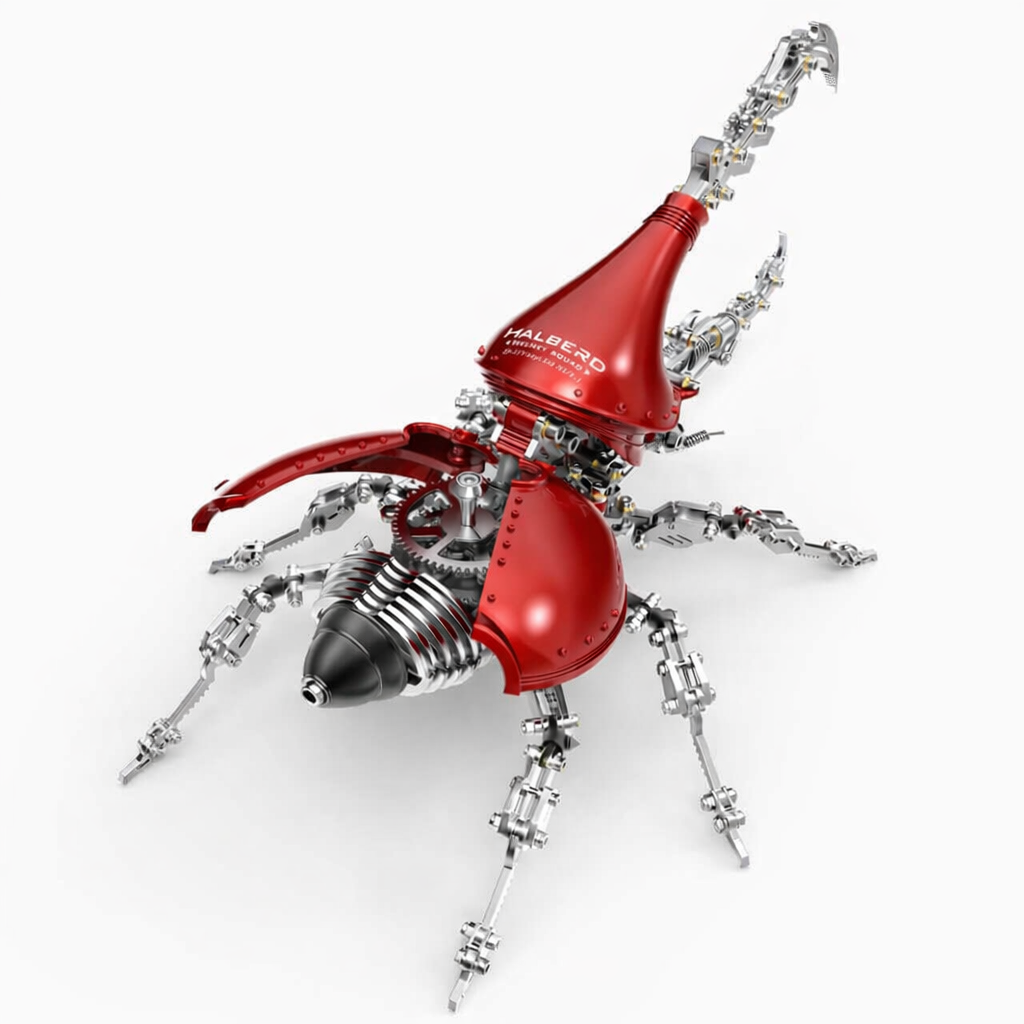 Metalinis geležinio vabalo modelis