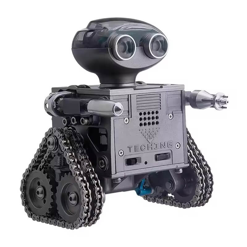 Nuotoliniu būdu valdomas metalinis robotas