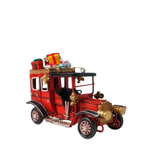 Vintažinis metalinis klasikinio automobilio modelis