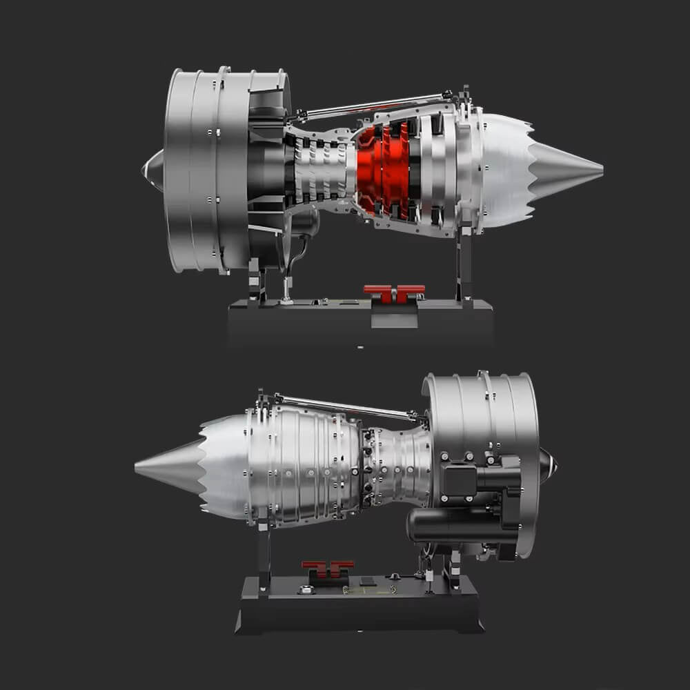 Metalinis lėktuvo turboventiliatoriaus variklio modelis