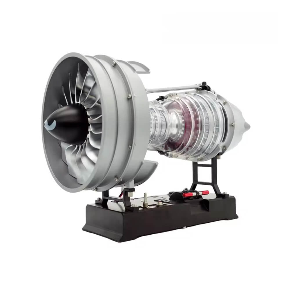Metalinis lėktuvo turboventiliatoriaus variklio modelis