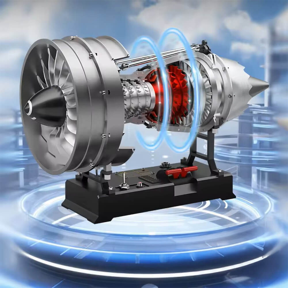 Metalinis lėktuvo turboventiliatoriaus variklio modelis