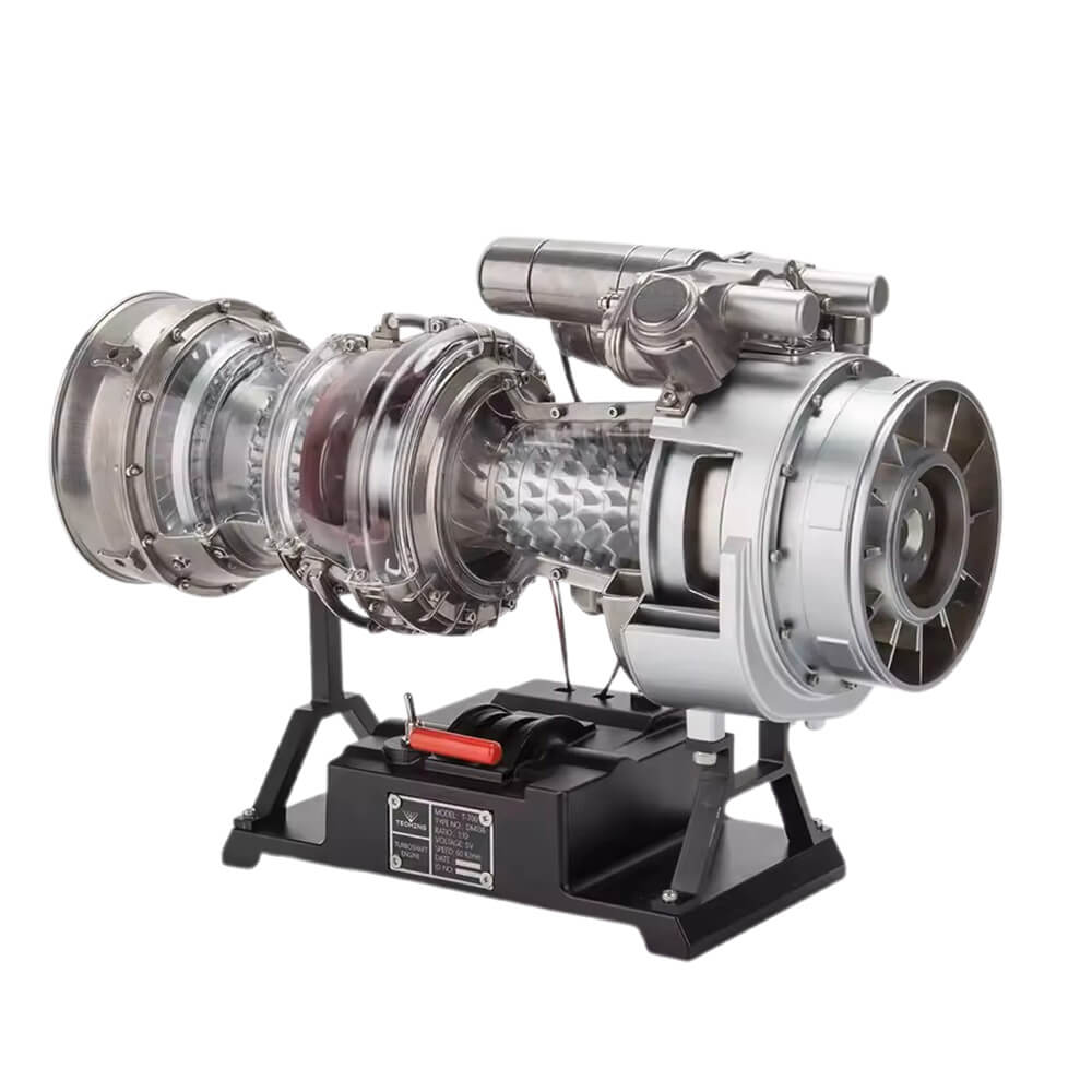 Metalinis sraigtasparnio turbinos modelis