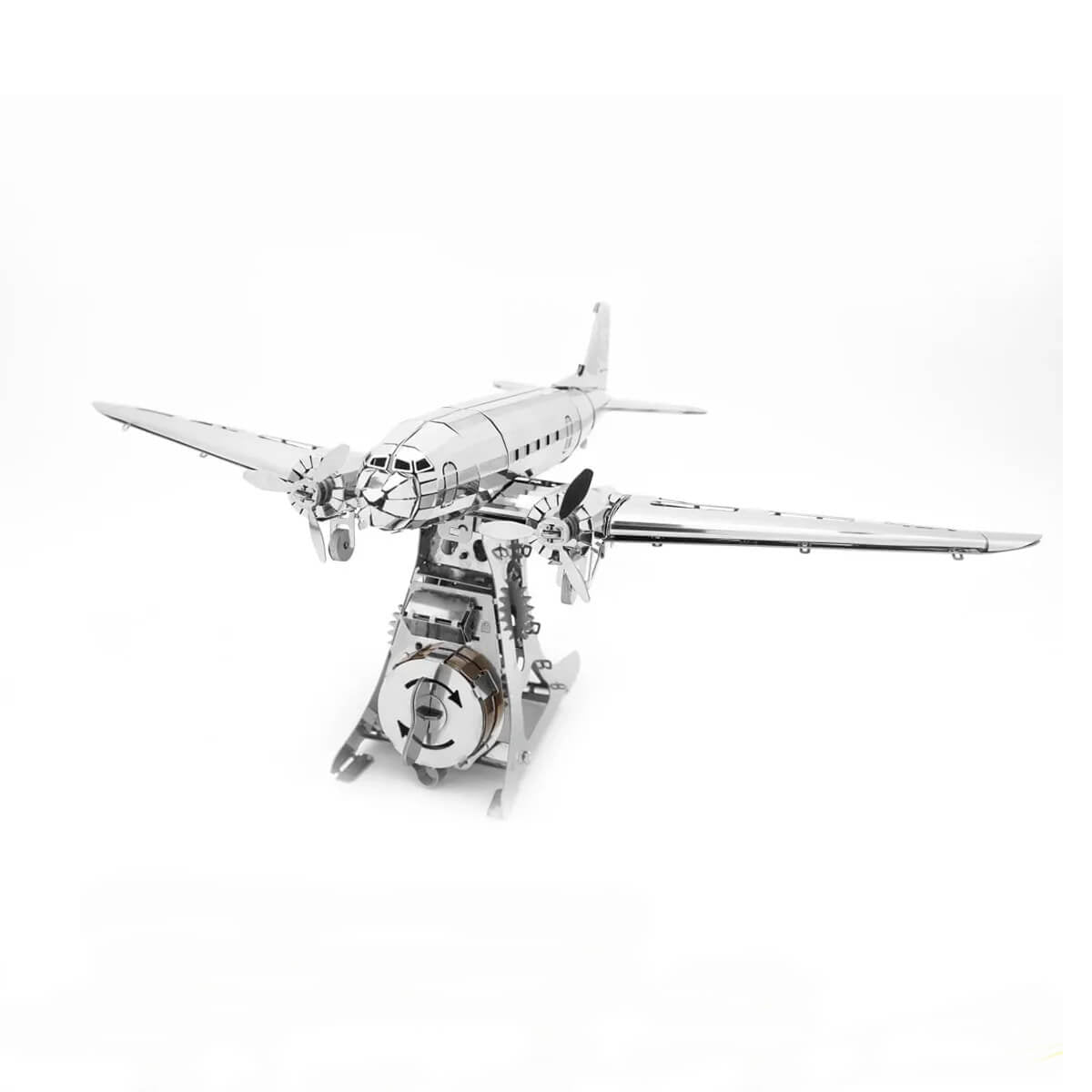 Minimalistinis metalinis „Douglas“ lėktuvo modelis