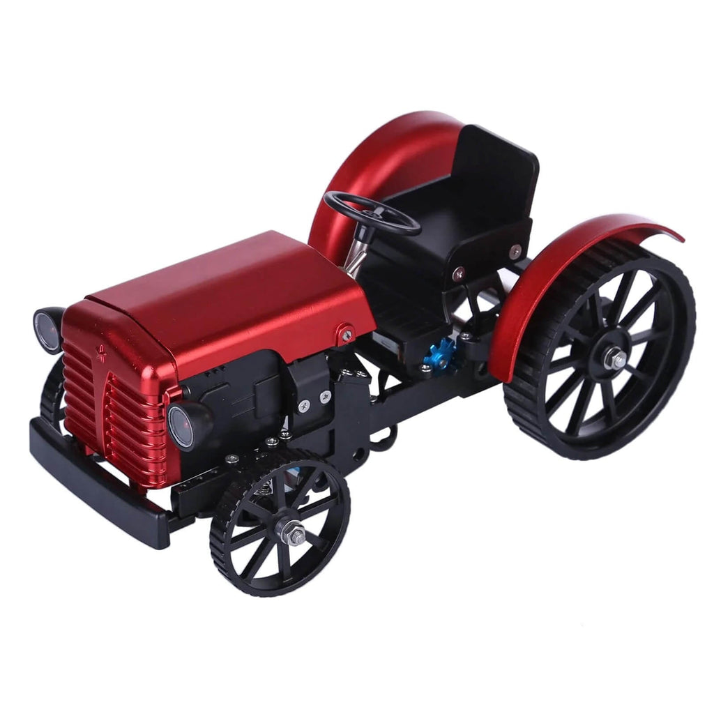 Motorizuotas metalinis klasikinio traktoriaus modelis