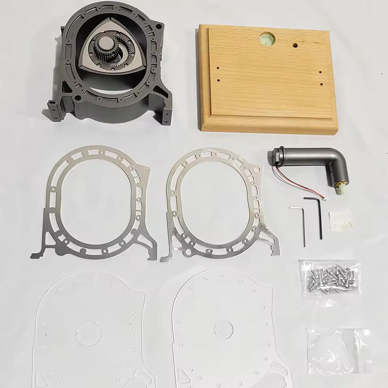 Metalinis rotacinio degimo kameros modelis
