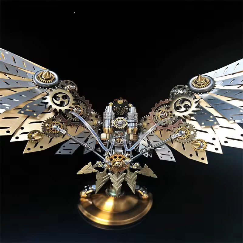 Steampunk mechaninio erelio modelis