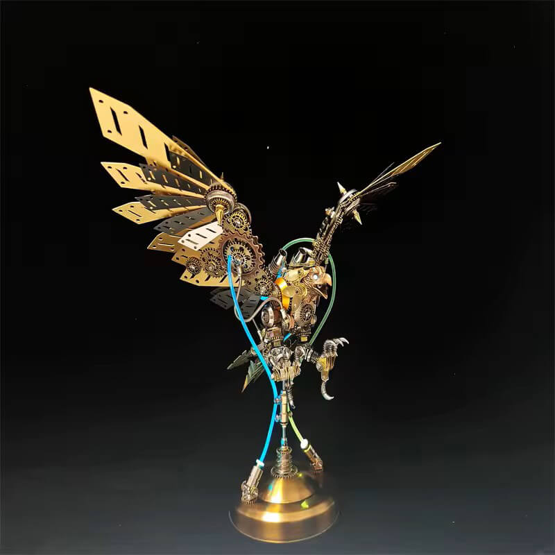Steampunk mechaninio erelio modelis