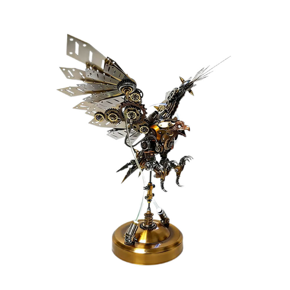 Steampunk mechaninio erelio modelis