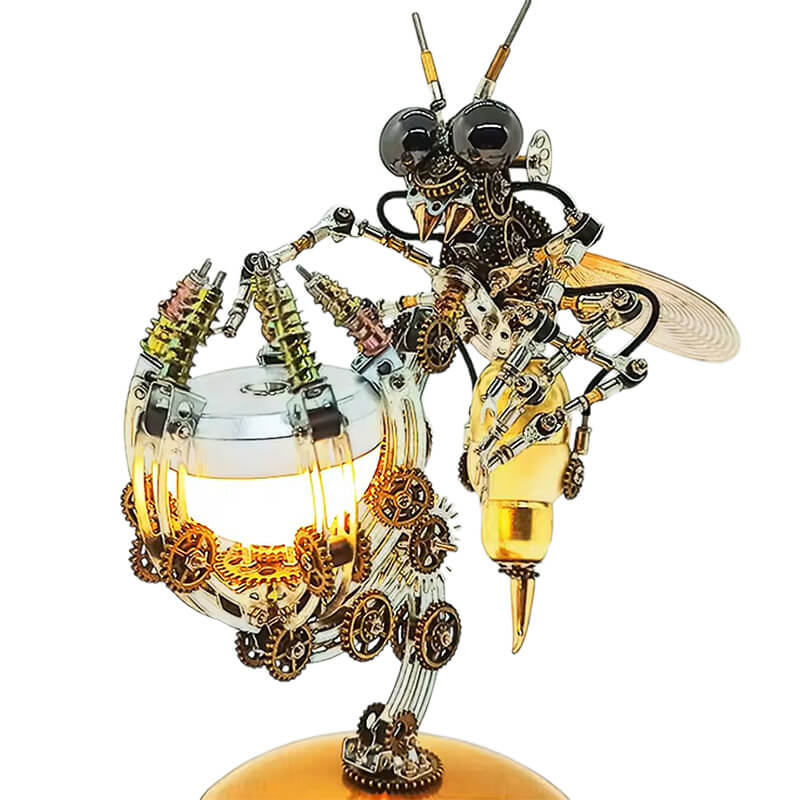 Vapsvos modelis - metalinė lempa