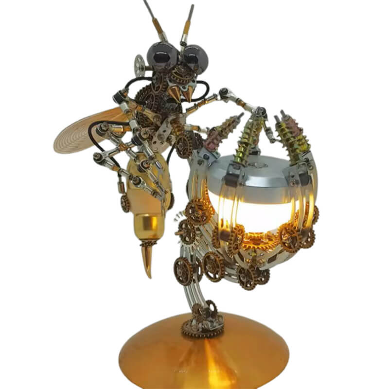 Vapsvos modelis - metalinė lempa