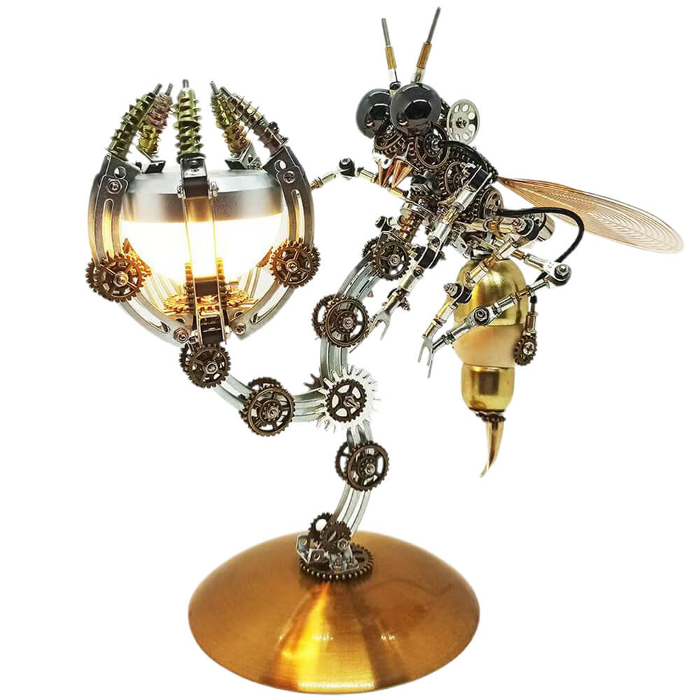 Vapsvos modelis - metalinė lempa